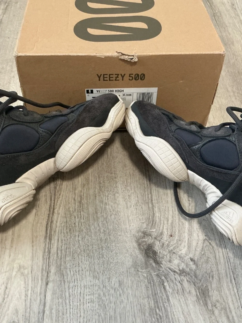 Authentic Adidas Yeezy 500 High Slate